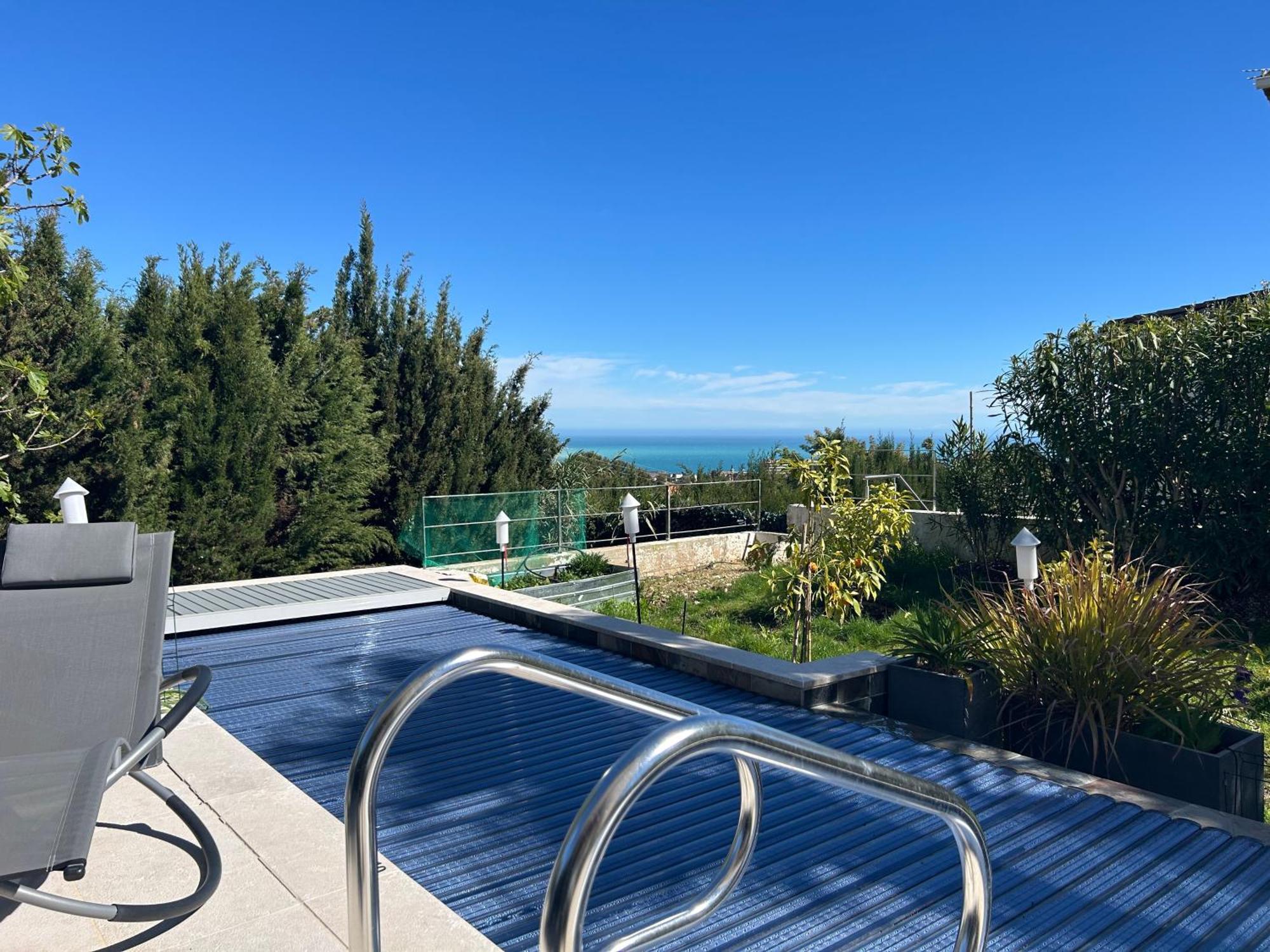 Cottage Marin Avec Vue Mer Nizza Esterno foto